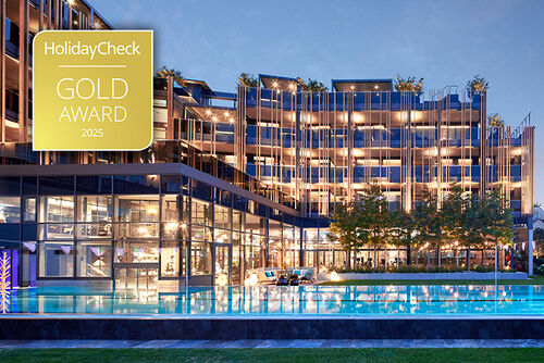Holiday Check Gold Award 2025 für das Wellness- & Sporthotel Jagdhof, Bayerischer Wald